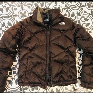 Brown north face 550